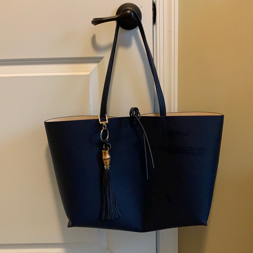Mark & Graham Fillmore Vegan Leather Tote & Keycha